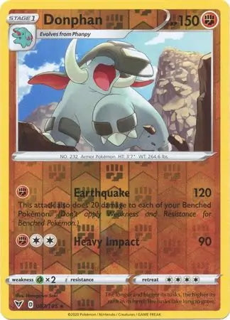 Vivid Voltage Donphan #87/185 reverse holo